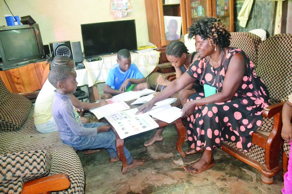 Parents Resort to Home Teaching... Parents Resort to Home Teaching...