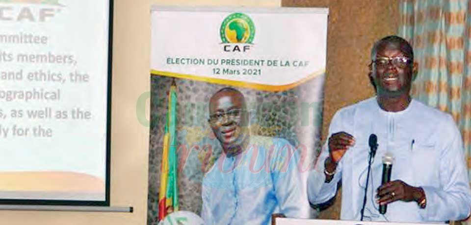 Election à la CAF : Augustin Senghor en opération de charme