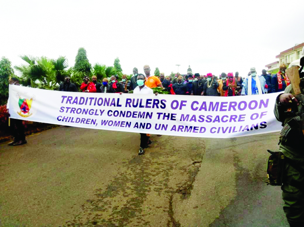 Buea : Traditional Rulers Cleanse The Land Buea : Traditional Rulers Cleanse The Land