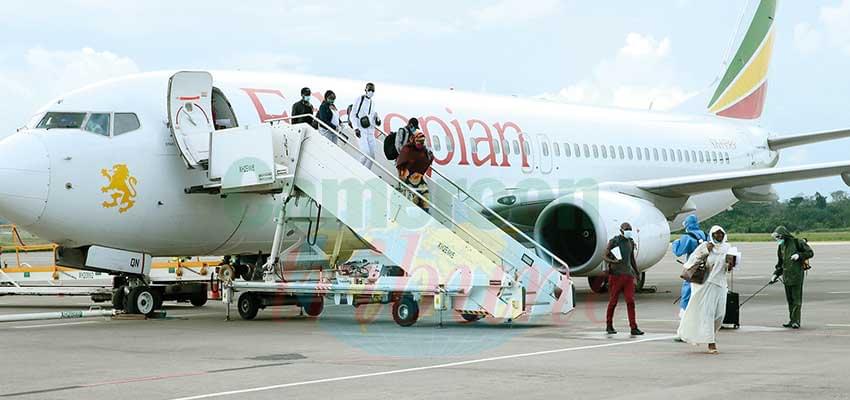 Citizens Trapped Abroad : 61 Cameroonians Arrive In Yaounde Citizens Trapped Abroad : 61 Cameroonians Arrive In Yaounde