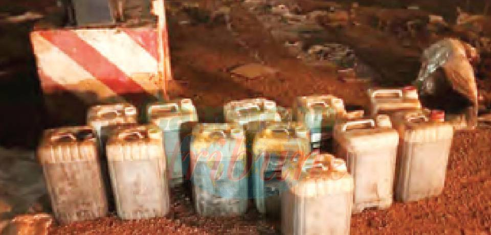 Lutte contre la fraude des produits pétroliers: Près de 1000 litres de gasoil saisis
