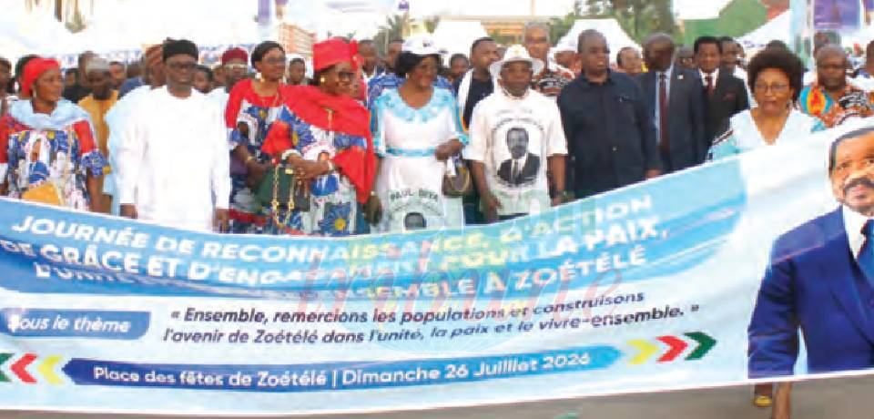 Paix, unité et vivre ensemble: Zoétéle réaffirme son attachement