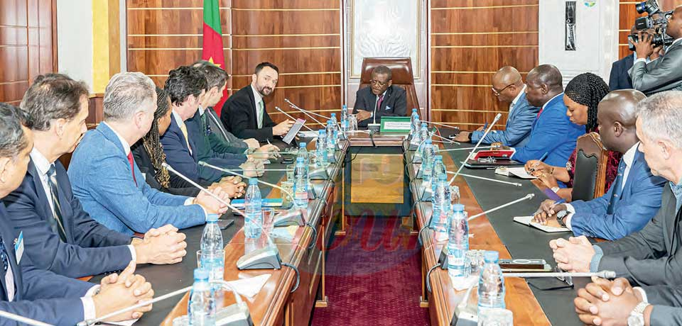 Prime Minister Joseph Dion Ngute yesterday January 31, 2023 received on behalf of the Head of State a delegation of British investors. Prime Minister Joseph Dion Ngute yesterday January 31, 2023 received on behalf of the Head of State a delegation of British investors.