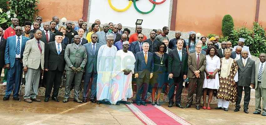 Comité international olympique : Thomas Bach à Yaoundé