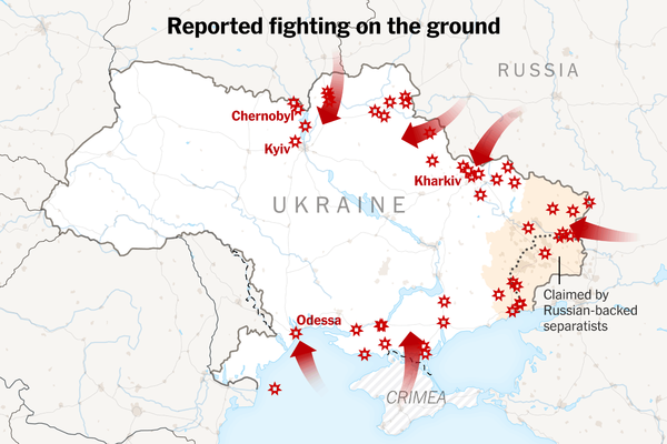 Sur le terrain, les combats continuent dans le Nord de Kiev.