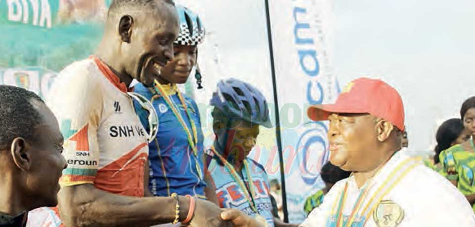 Course VTT Chantal Biya : Kamzong Abossolo, vainqueur