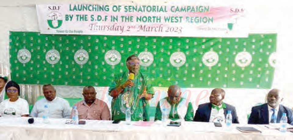 Senatorial Campaign : SDF Joins The Fray
