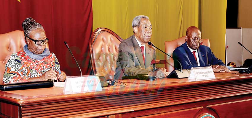 Sénat: un texte déposé