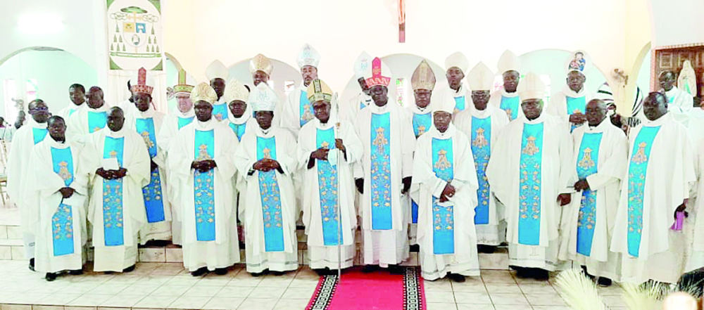 Les évêques ont prié pour un Cameroun paisible.
