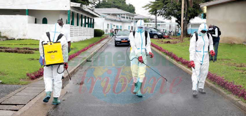 Douala : l’hôpital Laquintinie désinfecté Douala : l’hôpital Laquintinie désinfecté