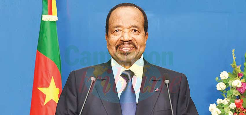 Message : Paul Biya s’adresse à la Nation