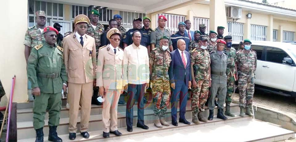 Defence Minister, Joseph Beti Assomo in Bamenda on September 22, 2021