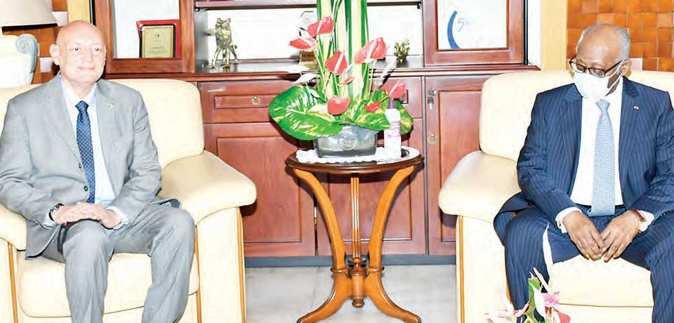 Medhat El-Meligy was granted a farewell audience by Minister Mbella Mbella on January 20, 2022. Medhat El-Meligy was granted a farewell audience by Minister Mbella Mbella on January 20, 2022.