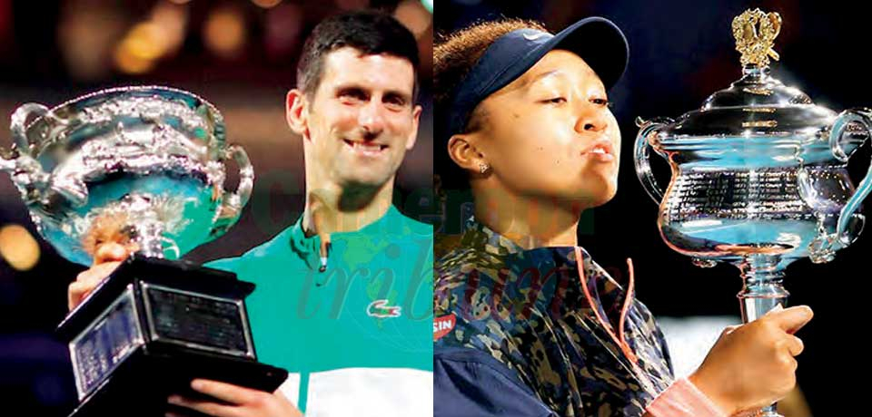 Australian Open : Novak Djokovic, Naomi Osaka Triumph Australian Open : Novak Djokovic, Naomi Osaka Triumph