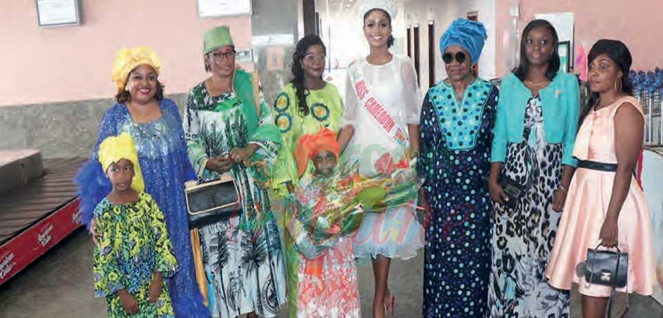 Miss Cameroon Receives Blessings at Home