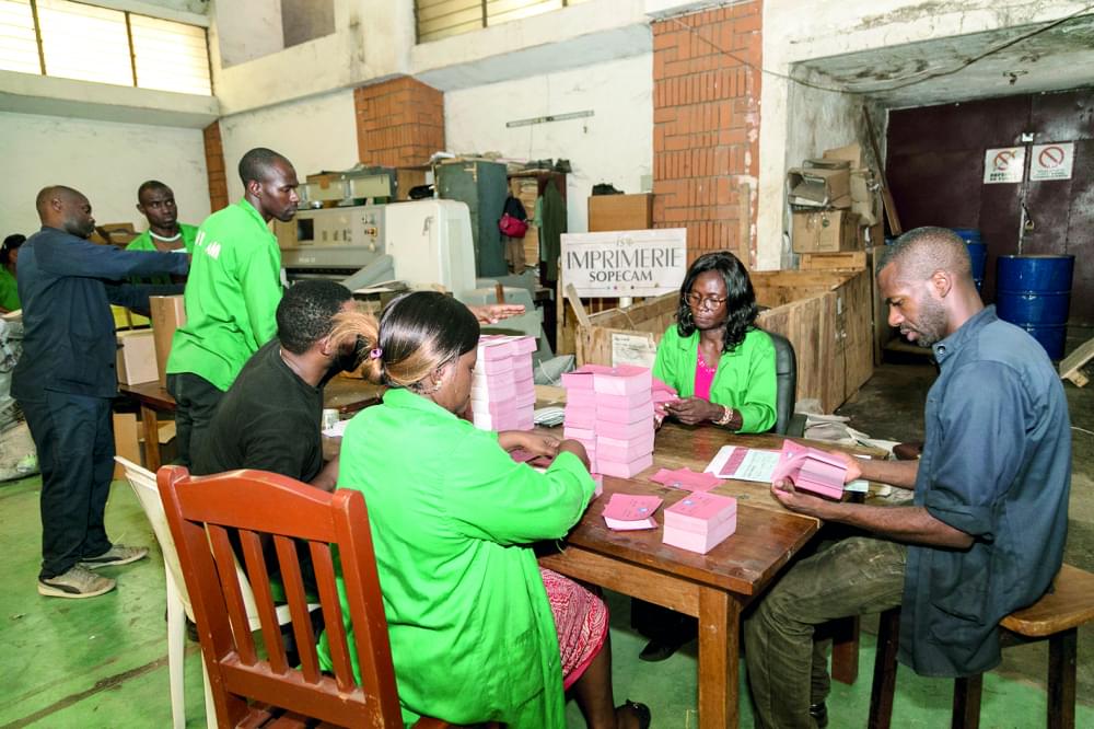 Legislative By-election : Production of Ballot Papers Progresses