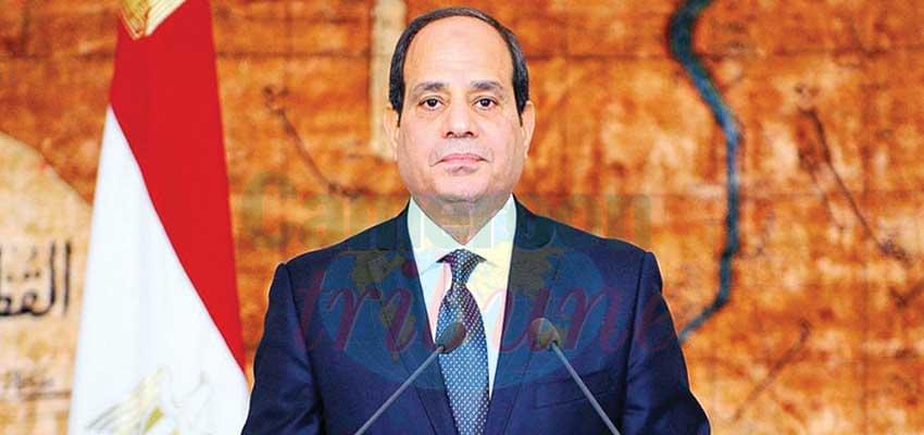 The Egyptian President Abdel Fatah el Sisi, Current Chair of the African Union