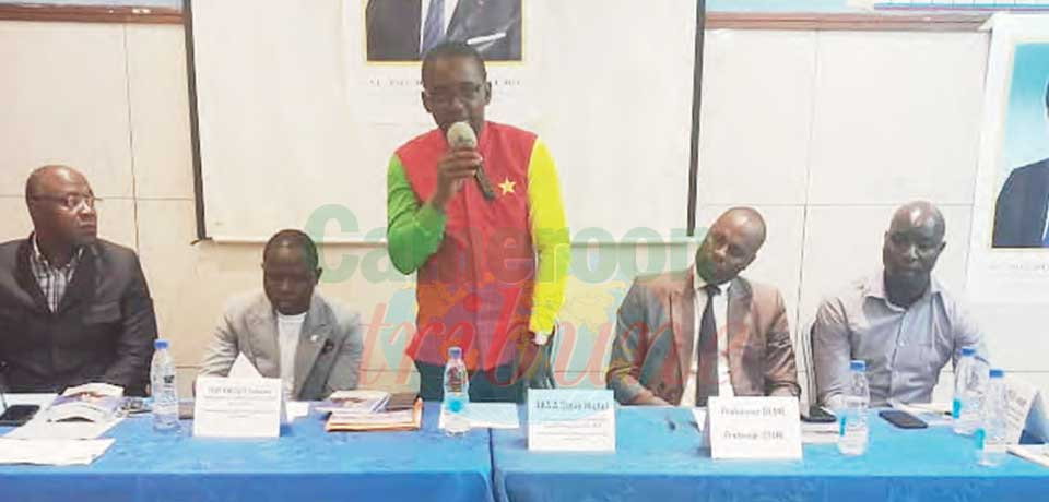 Le collectif des Jeunes patriotes avec Paul Biya a organisé une conférence de presse vendredi dernier à Yaoundé. Le collectif des Jeunes patriotes avec Paul Biya a organisé une conférence de presse vendredi dernier à Yaoundé.