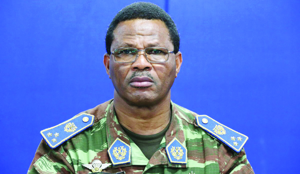 Général de corps d’armée Daniel Sidiki Traoré, commandant de la Force de la Minusca.