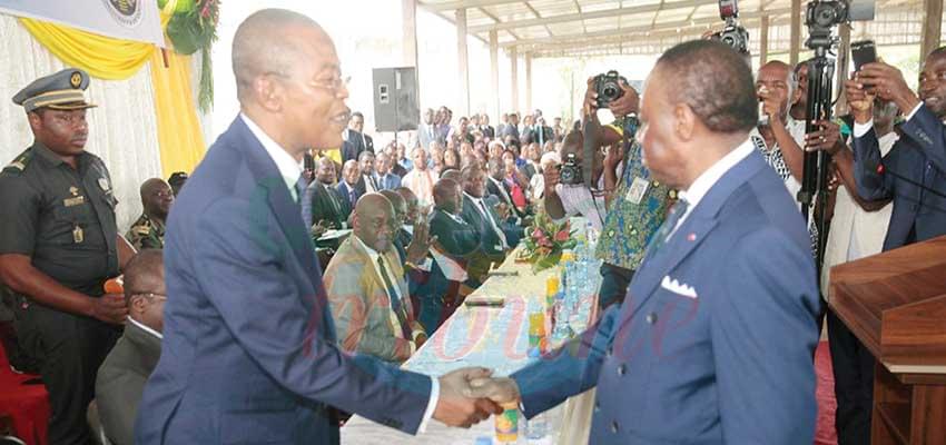 Le Pr Magloire Ondoa prêt à assumer ses nouvelles fonctions. Le Pr Magloire Ondoa prêt à assumer ses nouvelles fonctions.