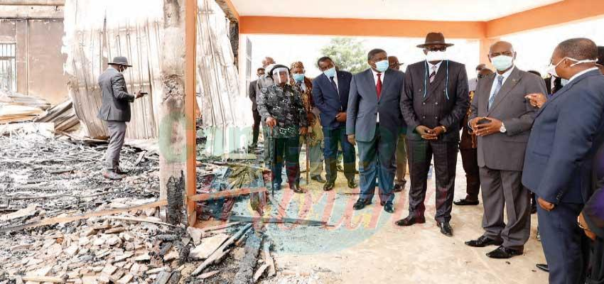 Reconstruction de la mairie de Monatélé : Eyebe Ayissi offre 10 millions de F Reconstruction de la mairie de Monatélé : Eyebe Ayissi offre 10 millions de F