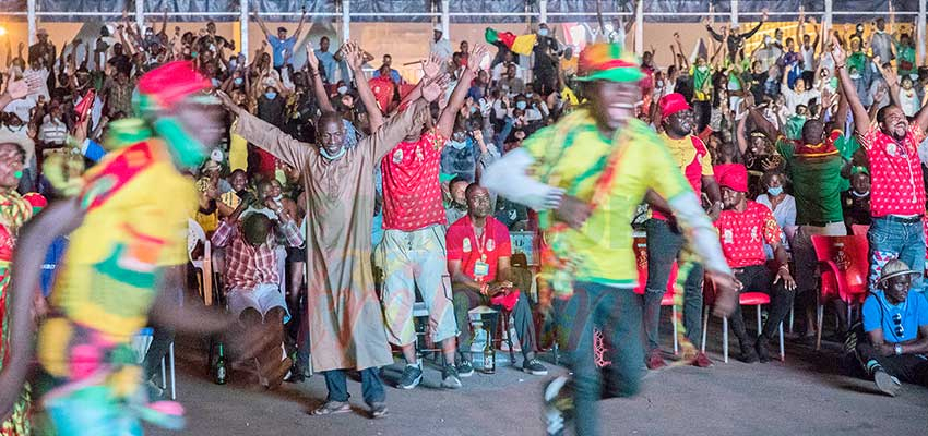 CHAN 2020 : Jubilation Grips Yaounde Supporters