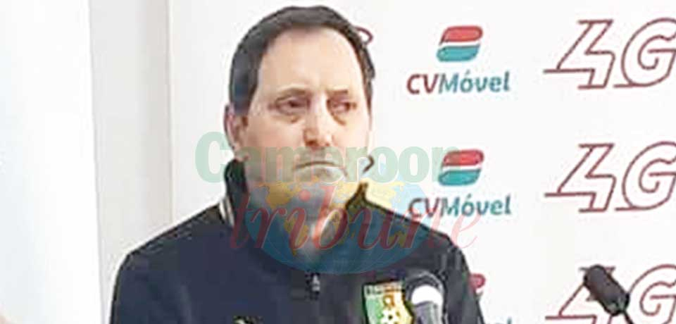 Antonio Conceiçao, sélectionneur des Lions indomptables. Antonio Conceiçao, sélectionneur des Lions indomptables.