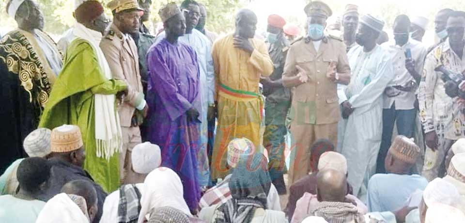 Midjiyawa Bakari face aux déplacés internes à Zigague, arrondissement de Waza.