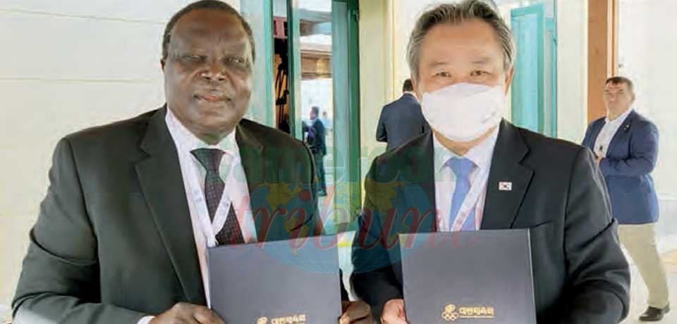 Coopération olympique : le Cameroun et la Corée du Sud liés