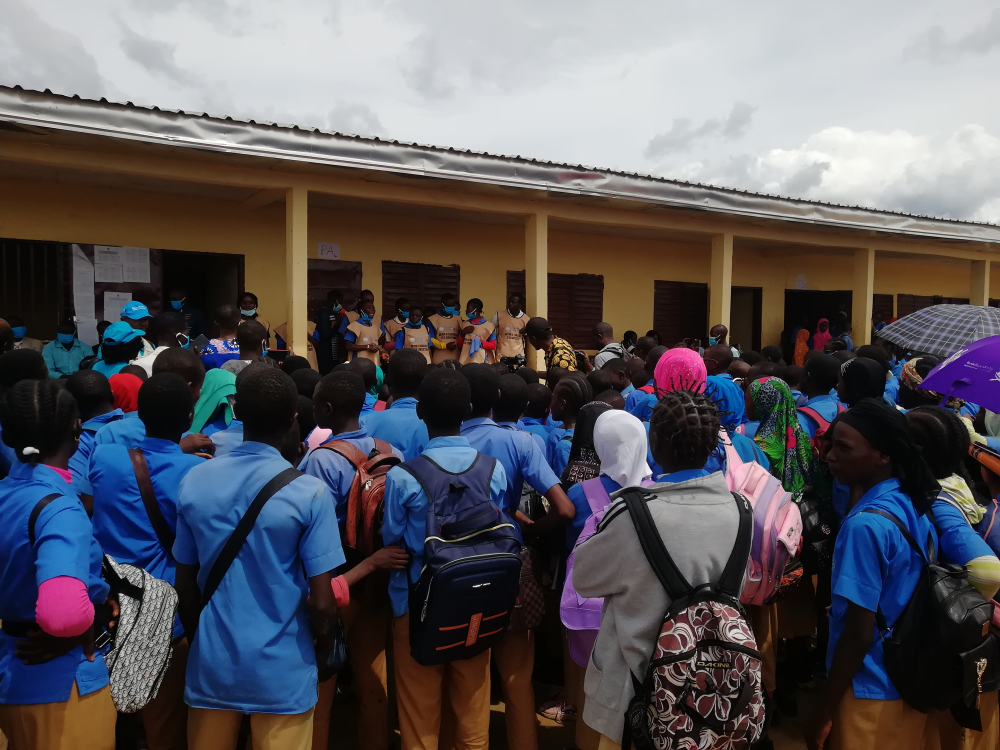 GBHS Garoua Boulai students are regularly sensitised on Coronavirus prevention and control.