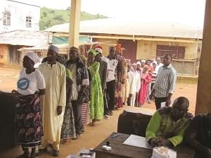 Misaje: Courageous Voters Perform Civic Rights