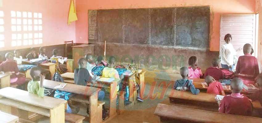 Pupils who resumed in Bamendakwe have been receiving normal school courses regardless of the population present in classes. Pupils who resumed in Bamendakwe have been receiving normal school courses regardless of the population present in classes.