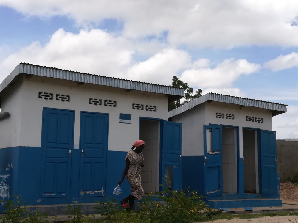 The construction by UNICEF of latrines has helped in reducing infections in Ngalbidje.