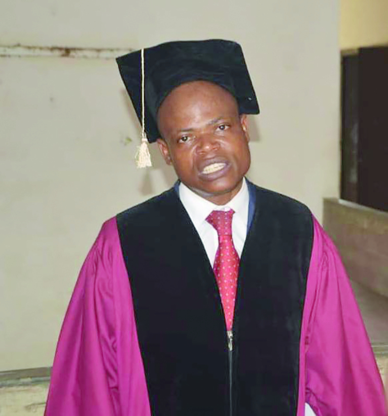 Dr Hubert Martial Fouda, chercheur en droit et enseignant associé à l'Université catholique de Bertoua.