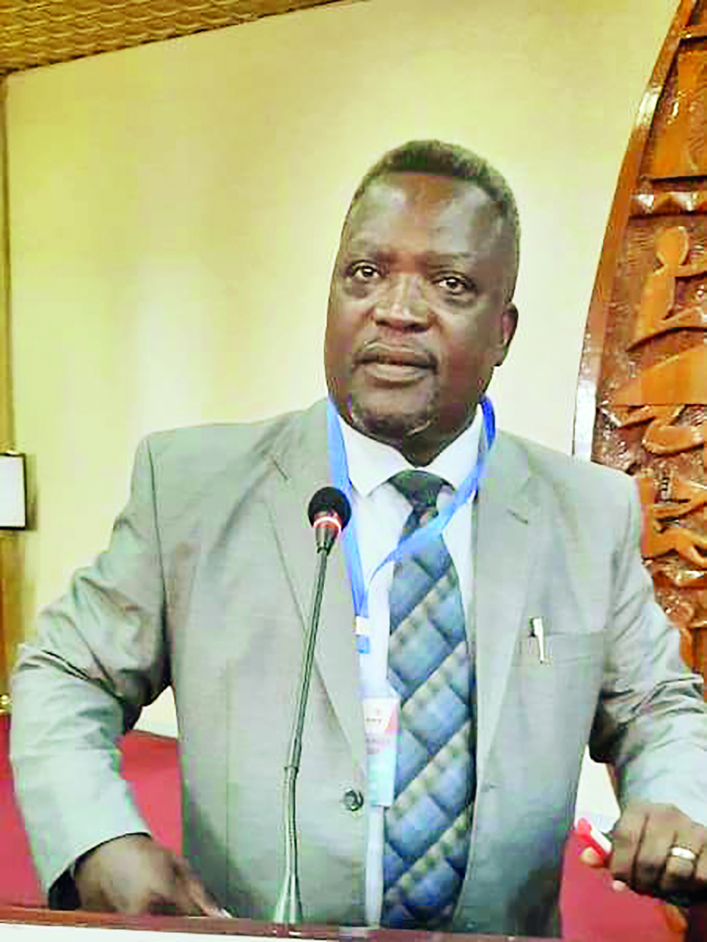 Morfaw Evaristus Nkafu, President of the General Assembly of the Cameroon Bar Association. Morfaw Evaristus Nkafu, President of the General Assembly of the Cameroon Bar Association.