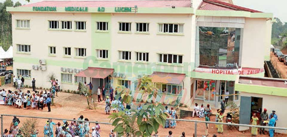 Une vue de l’Hôpital de référence Ad Lucem de Zalom.