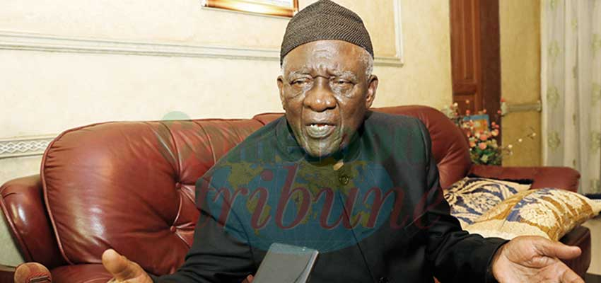 Ni John Fru Ndi, National Chariman of the Social Democratic Front. Ni John Fru Ndi, National Chariman of the Social Democratic Front.