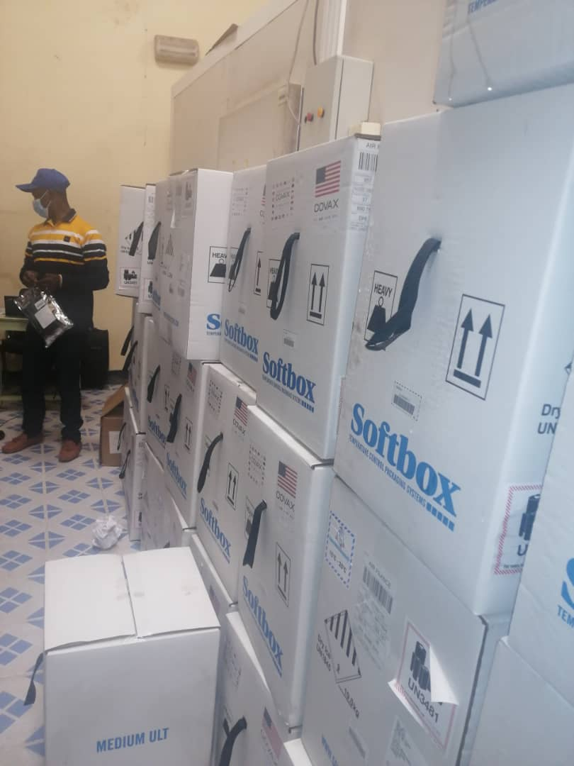 Pfizer vaccines ready to be used by the population.