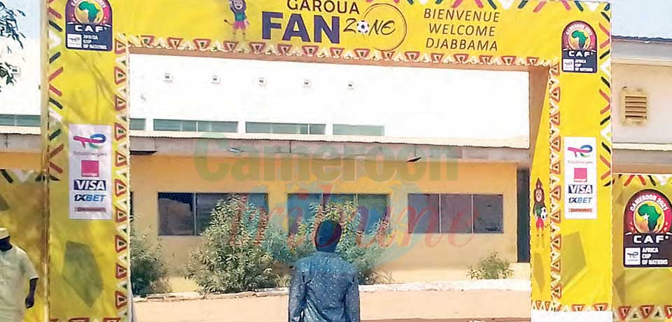 Garoua : la fan zone prend corps