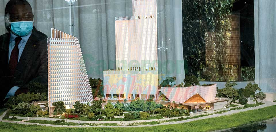 La maquette du futur « Hôtel du Lac ».