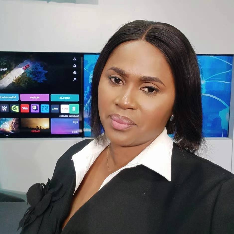 Sabrina Gnamango Massima, journaliste gabonaise.