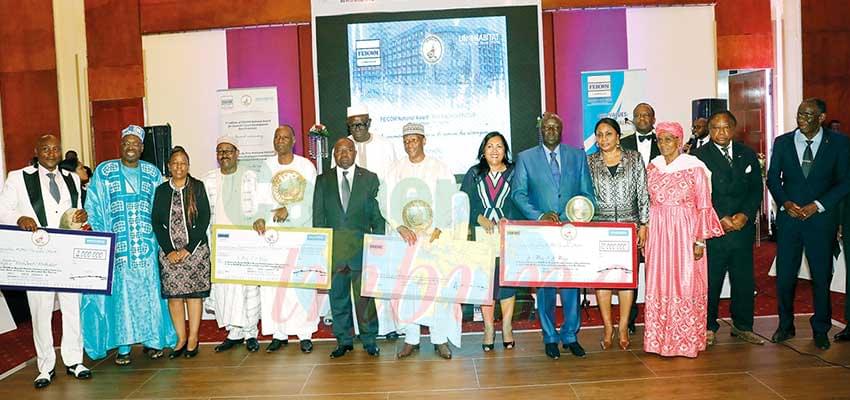 National and regional laureates with officials.