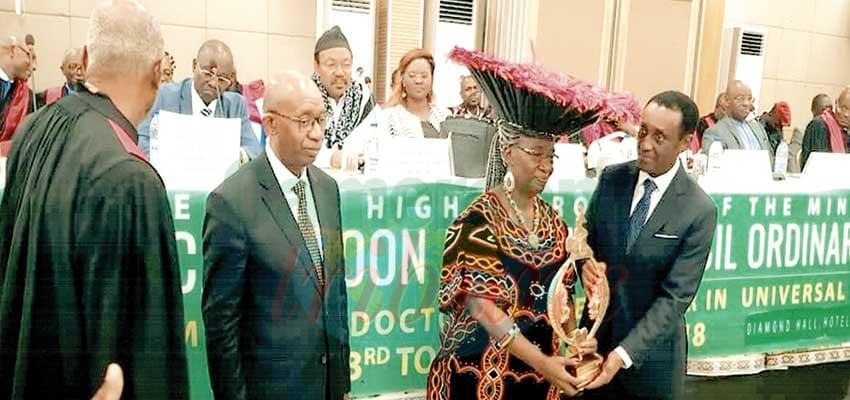 Professor Rose Leke encouraged by medical doctors in Cameroon. Professor Rose Leke encouraged by medical doctors in Cameroon.