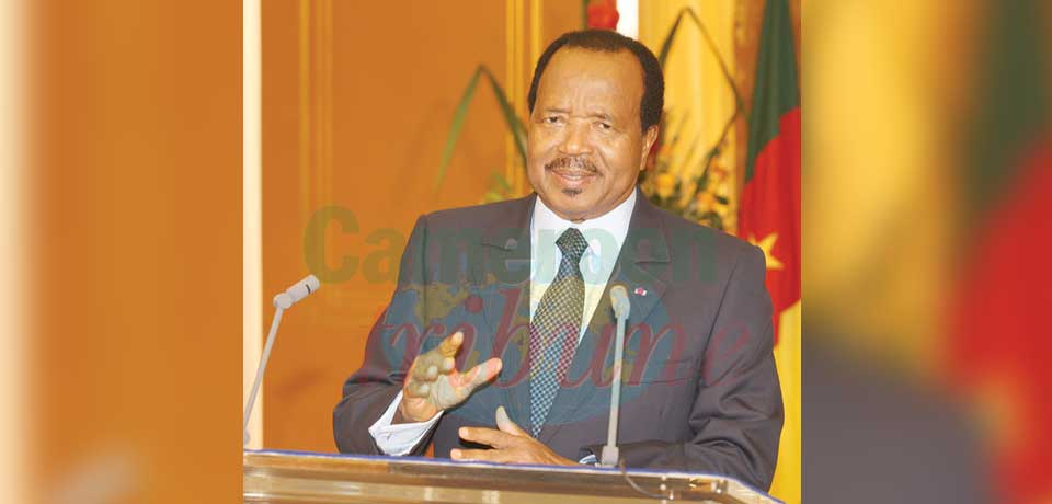 Paul Biya veut conduire le Cameroun à l’émergence