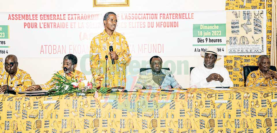 Association des élites du Mfoundi : les troupes remobilisées
