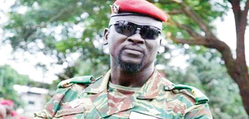 Lieutenant-colonel Mamady Doumbouya, nouvel homme fort de Guinée.