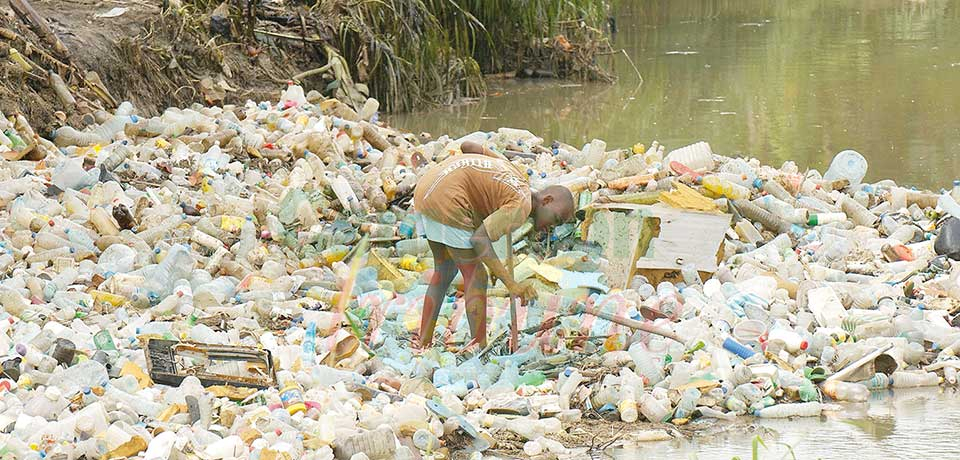 Dirty water and use of waste containers is a source of cholera.