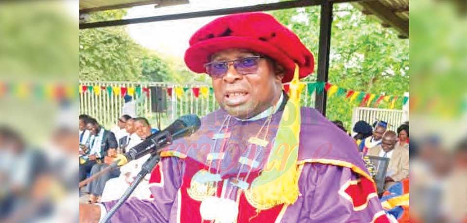 Prof. Horace Ngomo Manga, Vice Chancellor of the University of Buea.