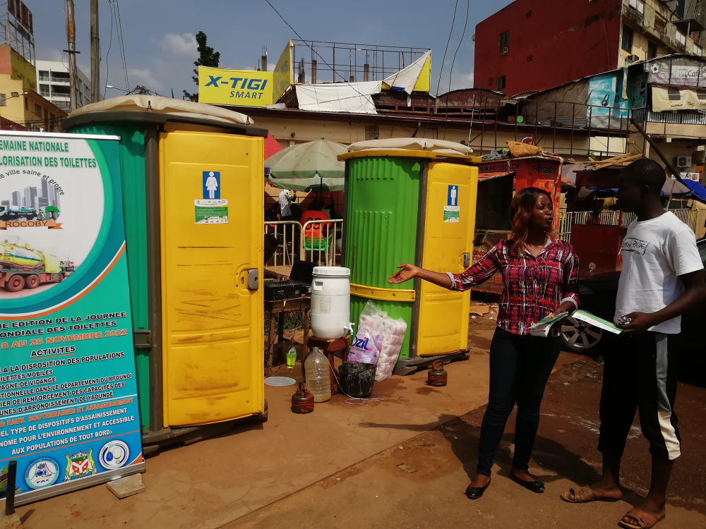 Bringing toilets closer to the public through sensitisation. Bringing toilets closer to the public through sensitisation.