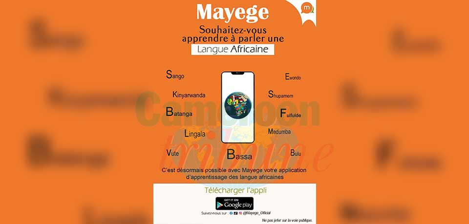 Mayege : professeur de langues maternelles